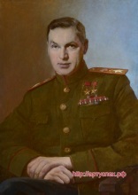 Портрет маршала Советского Союза К.К. Рокоссовского